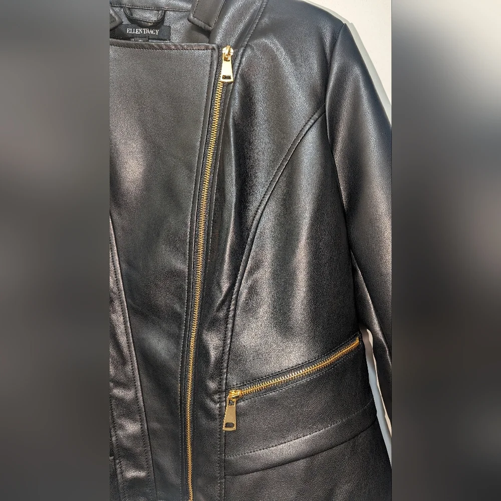 Faux Leather Jacket - Picture 3 of 6